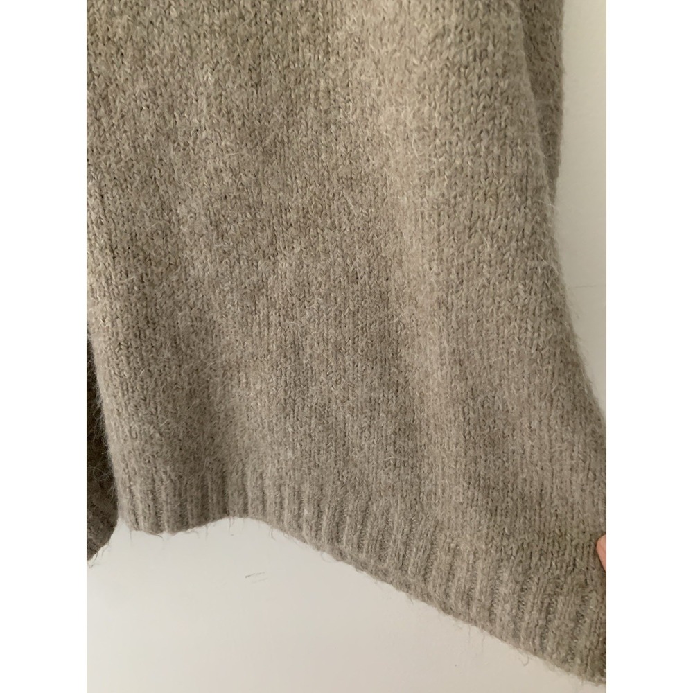 Pistola Carlen Sweater Taupe Mock Neck XL  Oversized Cozy Soft Neutral Pullover - Picture 4 of 10